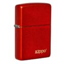 Zippo Classic Metallic Red with Zippo Logo – 49475ZL