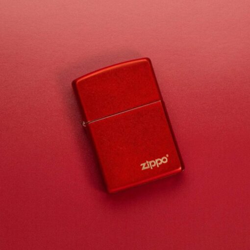 Zippo Classic Metallic Red with Zippo Logo – 49475ZL - Hình ảnh 7