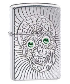 Zippo Armor® Sugar Skull Design - 49172
