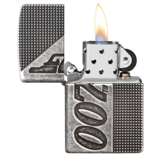 Zippo Armor James Bond 007 Antique Silver Plate - 49033 - Hình ảnh 4