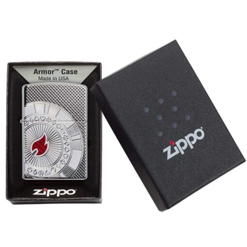 Zippo Armor Poker Chip Design High Polish Chrome - 49058 - Hình ảnh 6