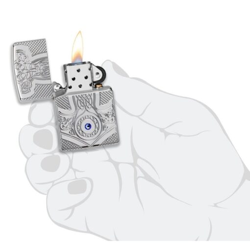 Zippo Armor Medieval High Polish Chrome - 49289 - Hình ảnh 5
