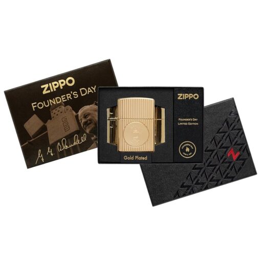 Zippo Founder’s Day 2021 Gold Plated Edition Collectible - 49631 - Hình ảnh 8