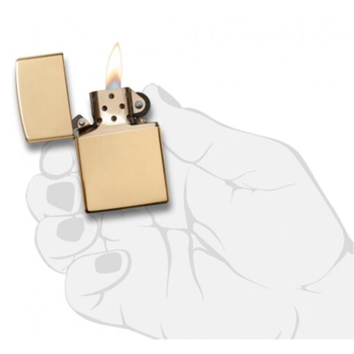 Zippo Classic High Polish Brass - 254B - Hình ảnh 5