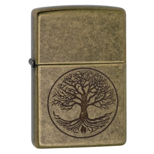 Zippo Tree of Life Antique Brass - 29149