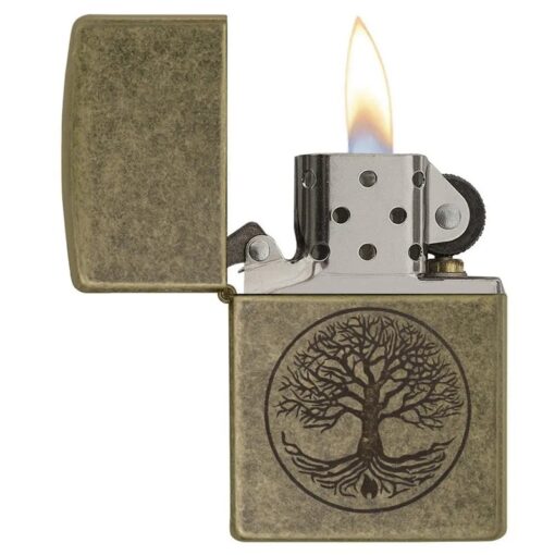 Zippo Tree of Life Antique Brass - 29149 - Hình ảnh 4