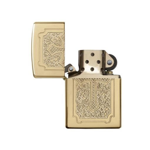 Zippo Armor Eccentric High Polish Brass Armor - 29436 - Hình ảnh 2
