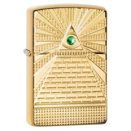 Zippo Armor Eye of Providence Design High Polish Brass - 49060
