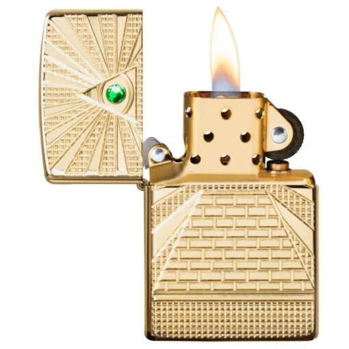 Zippo Armor Eye of Providence Design High Polish Brass - 49060 - Hình ảnh 4