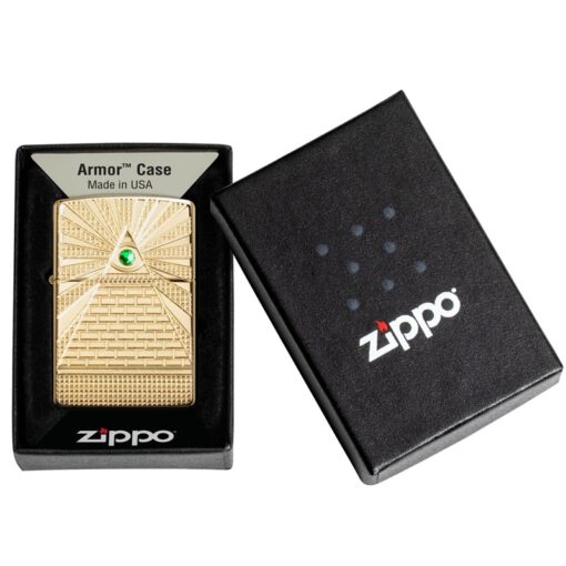 Zippo Armor Eye of Providence Design High Polish Brass - 49060 - Hình ảnh 6