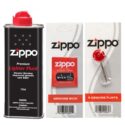 Bộ phụ kiện bật lửa Zippo - Xăng,đá,bấc