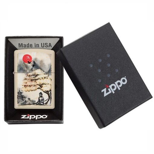 Zippo Pagoda Bonsai Buddha Design - 29846 - Hình ảnh 5