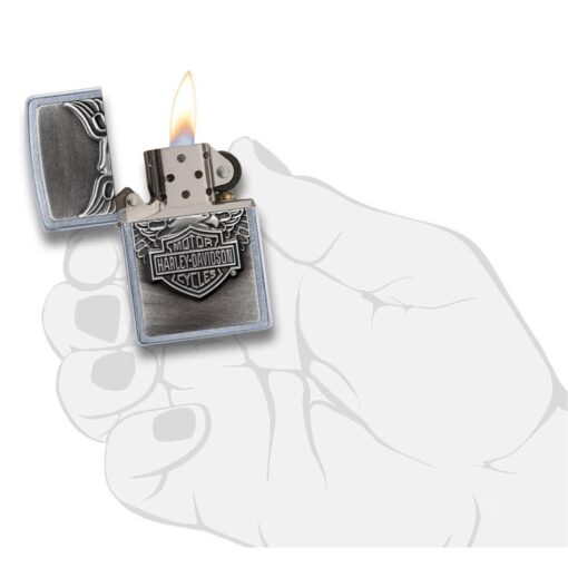 Zippo Harley-Davidson Iron Eagle Emblem Street Chrome - 20230 - Hình ảnh 5