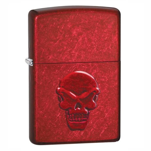 Zippo Doom Skull Candy Apple Red - 21186