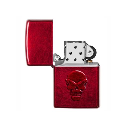 Zippo Doom Skull Candy Apple Red - 21186 - Hình ảnh 2