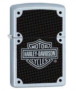 Zippo Harley-Davidson Carbon Fibre Satin Chrome - 24025