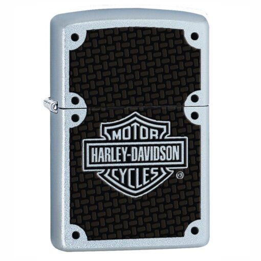 Zippo Harley-Davidson Carbon Fibre Satin Chrome - 24025