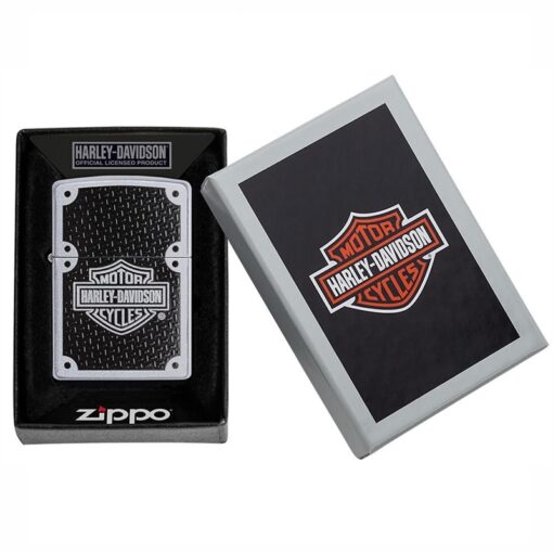 Zippo Harley-Davidson Carbon Fibre Satin Chrome - 24025 - Hình ảnh 6