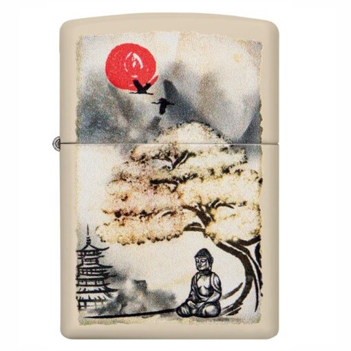 Zippo Pagoda Bonsai Buddha Design - 29846 - Hình ảnh 3