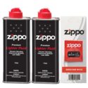 Bộ phụ kiện bật lửa Zippo – 2 Bình Xăng kèm Bấc Zippo