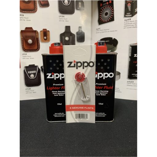 Bộ phụ kiện bật lửa Zippo – 2 Bình Xăng kèm Đá Zippo - Hình ảnh 2