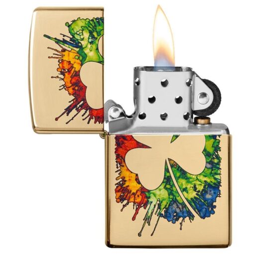 Zippo Graffiti Clover Design - 49125 - Hình ảnh 4