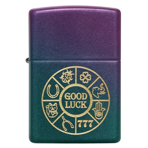Zippo Lucky Symbols Design Iridescent - 49399 - Hình ảnh 3