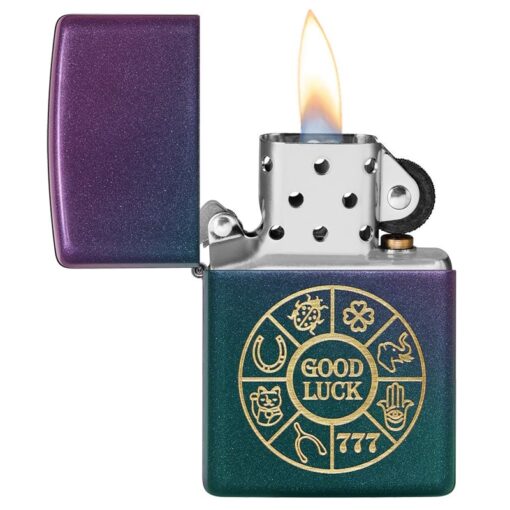 Zippo Lucky Symbols Design Iridescent - 49399 - Hình ảnh 4