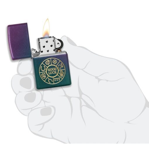 Zippo Lucky Symbols Design Iridescent - 49399 - Hình ảnh 7