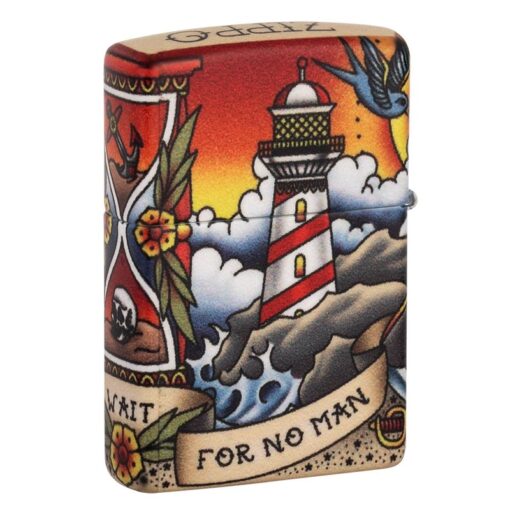 Zippo Nautical Tattoo Design - 49532 - Hình ảnh 3