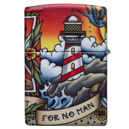 Zippo Nautical Tattoo Design - 49532 - Hình ảnh 4