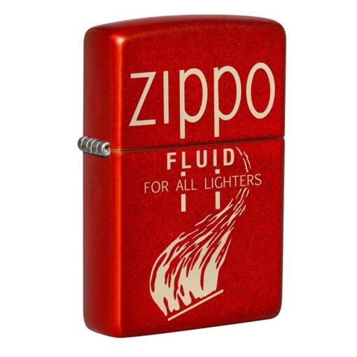 Zippo Retro Design Metallic Red - 49586