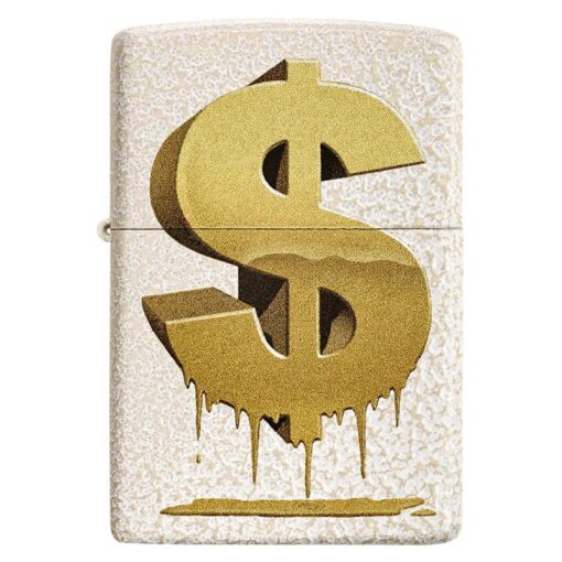Zippo Drippy Dollar Design Mercury Glass - 49681 - Hình ảnh 3