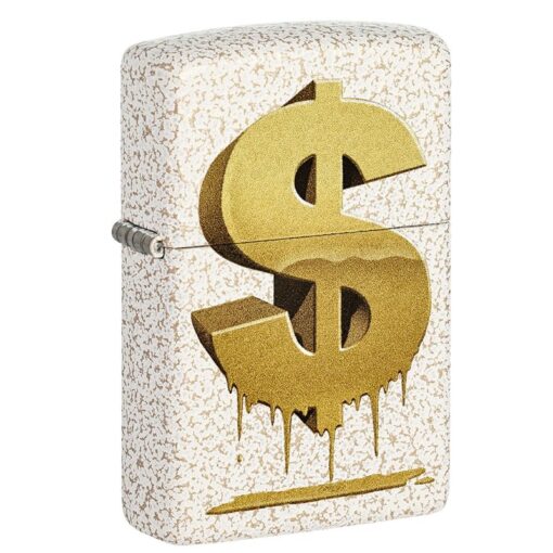 Zippo Drippy Dollar Design Mercury Glass - 49681