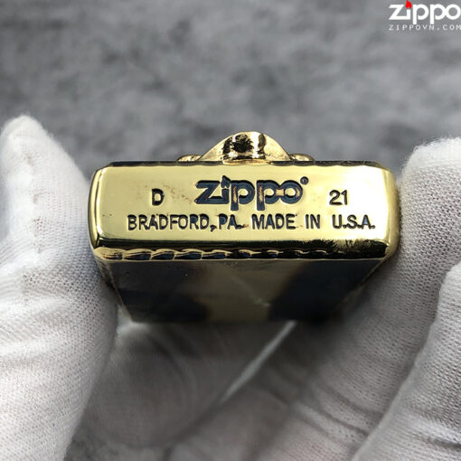 Zippo Crystal Skull Eyes Gold - ZA-3-120A - Hình ảnh 6