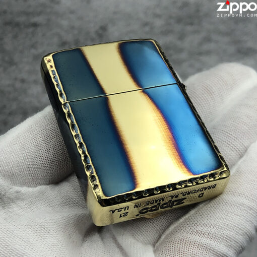Zippo Crystal Skull Eyes Gold - ZA-3-120A - Hình ảnh 4