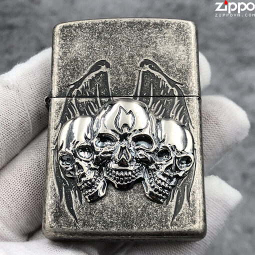 Zippo Skullmetal Svstone - ZA-3-109A - Hình ảnh 2