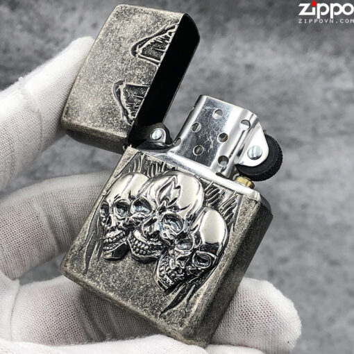 Zippo Skullmetal Svstone - ZA-3-109A - Hình ảnh 3