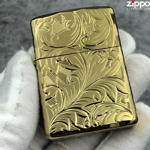 Zippo 5NC-Leaf Gold - ZA-4-43B - Hình ảnh 2