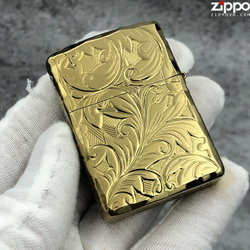 Zippo 5NC-Leaf Gold - ZA-4-43B - Hình ảnh 3