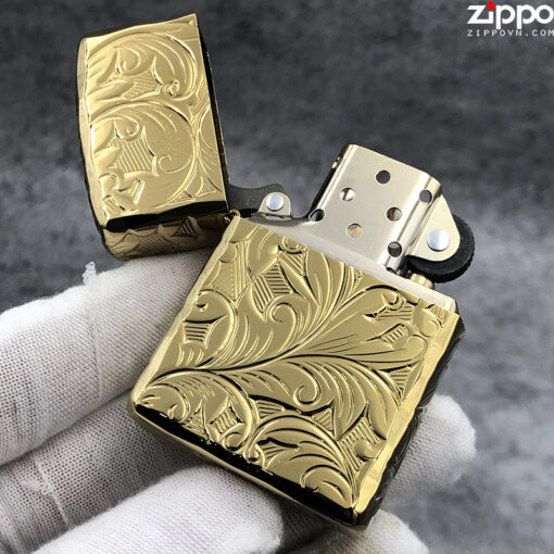 Zippo 5NC-Leaf Gold - ZA-4-43B - Hình ảnh 4
