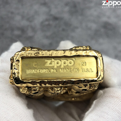 Zippo The Armor Skull Gold - ZA-3-185A - Hình ảnh 8