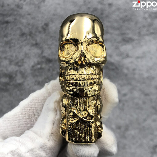 Zippo The Armor Skull Gold - ZA-3-185A - Hình ảnh 6