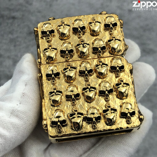 Zippo Skull J Gold - ZA-3-100A - Hình ảnh 2