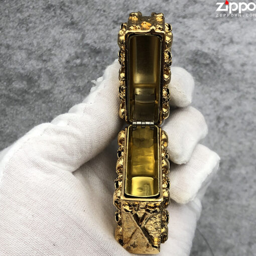 Zippo Skull J Gold - ZA-3-100A - Hình ảnh 8