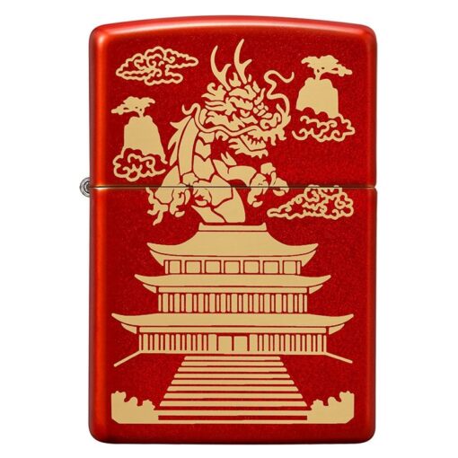 Zippo Eastern Design Dragon Design Metallic Red - 49517 - Hình ảnh 3