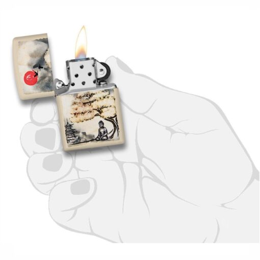 Zippo Pagoda Bonsai Buddha Design - 29846 - Hình ảnh 6