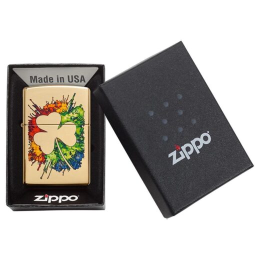 Zippo Graffiti Clover Design - 49125 - Hình ảnh 5