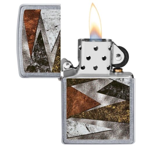 Zippo Patterns Design Street Chrome - 49669 - Hình ảnh 4