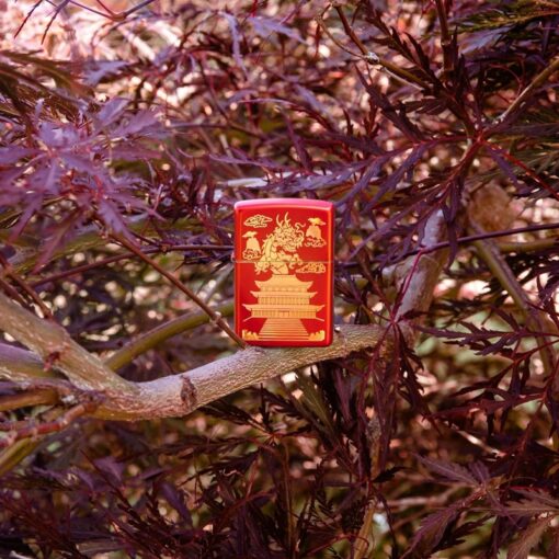 Zippo Eastern Design Dragon Design Metallic Red - 49517 - Hình ảnh 6